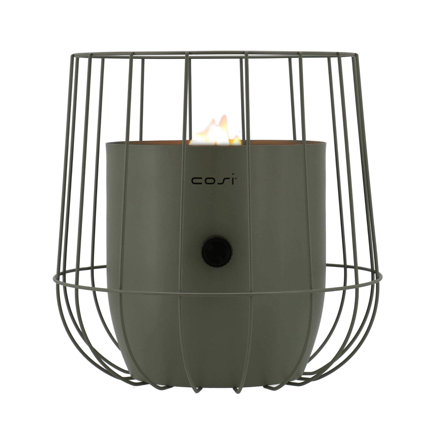 Cosiscoop Basket Steel Tabletop Outdoor Gas Fire Lantern