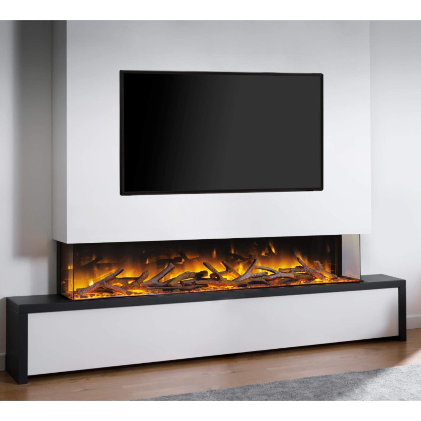 Flamerite Glazer 1800 Built-in Media Wall Electric Fire